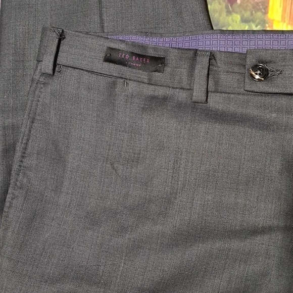 Ted Baker Jefferson‎ Wool Pants Size 40x27 - Picture 3 of 5